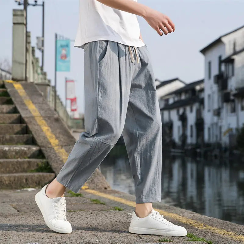 Vecchio Linen Relaxed Pants
