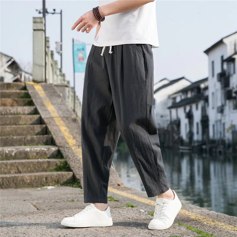 Vecchio Linen Relaxed Pants