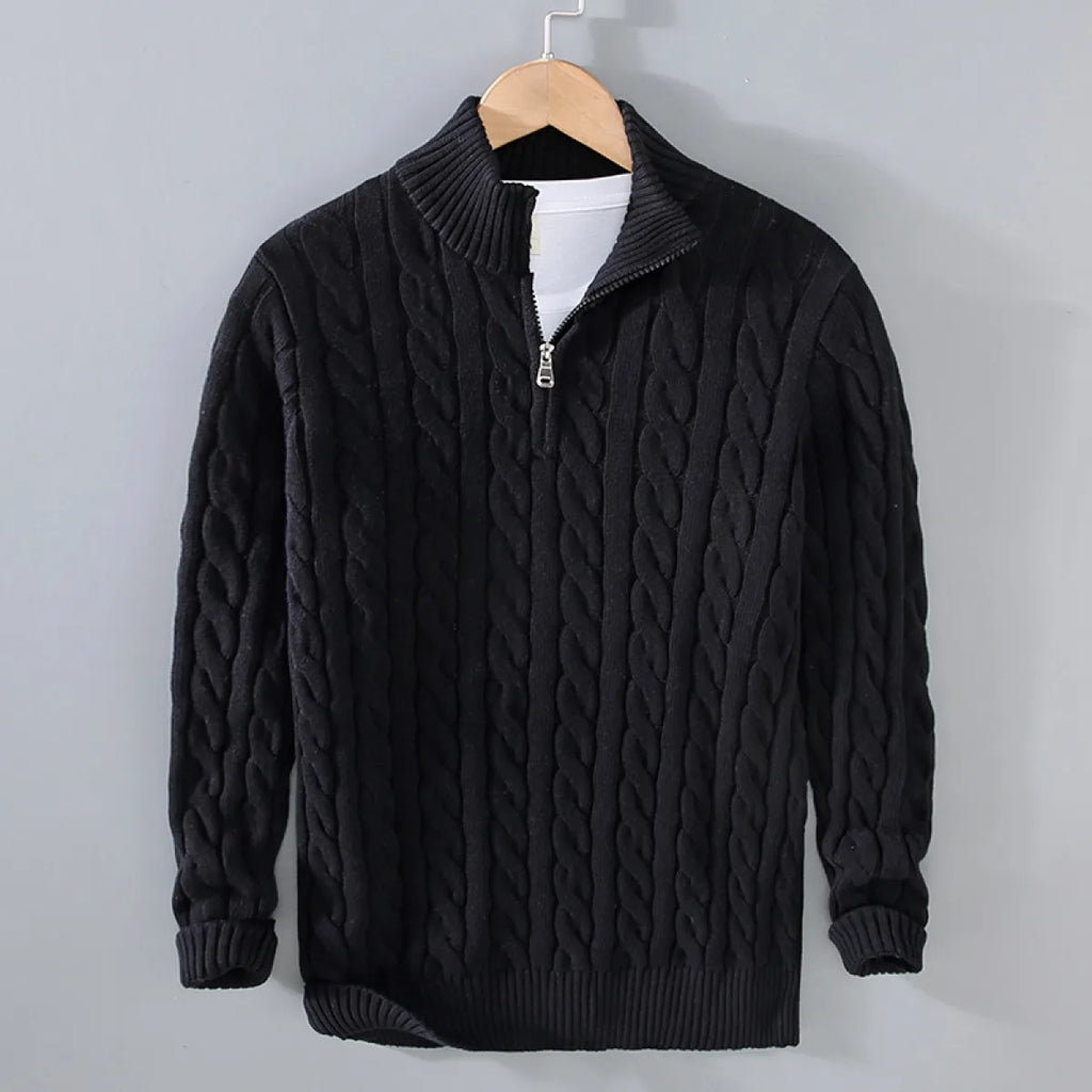 Vecchio Zip Knit Pullover
