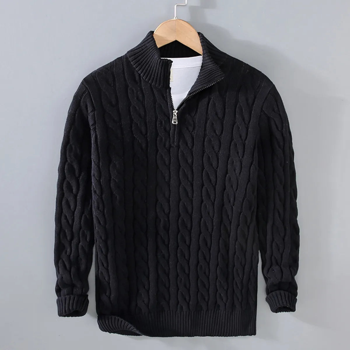 Vecchio Zip Knit Pullover