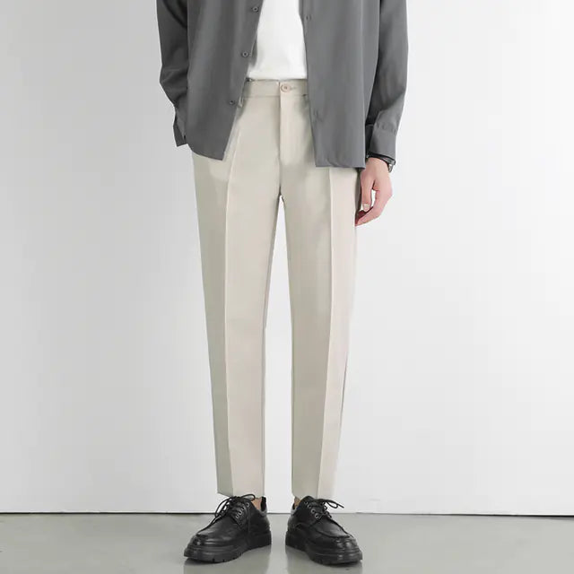 Vecchio Slim Fit Tailored Stretch Suit Pants