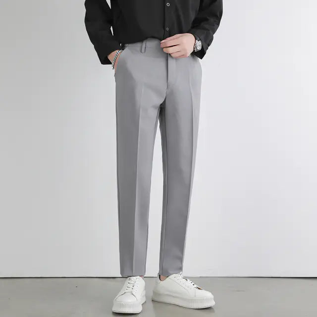 Vecchio Slim Fit Tailored Stretch Suit Pants