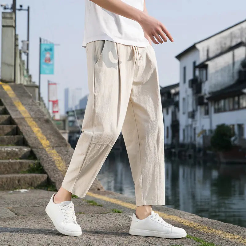 Vecchio Linen Relaxed Pants