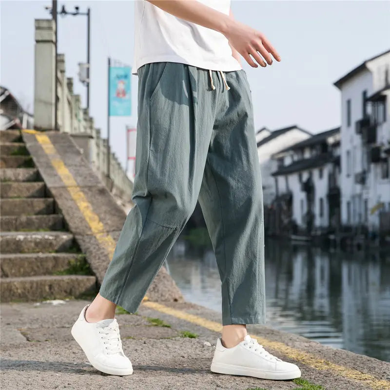 Vecchio Linen Relaxed Pants