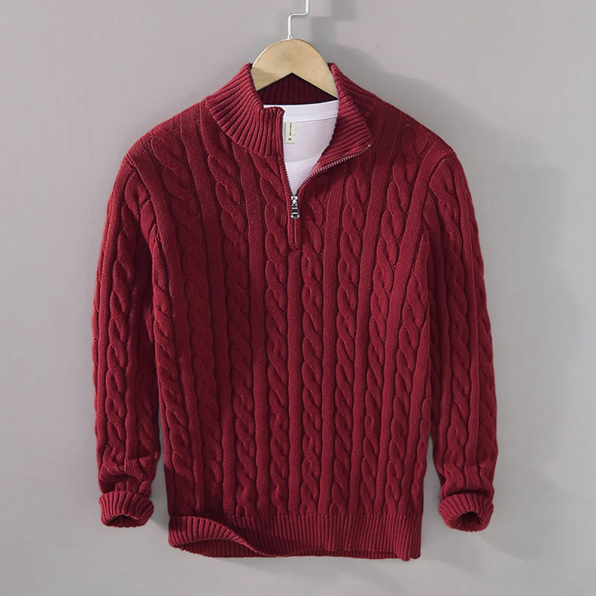 Vecchio Zip Knit Pullover