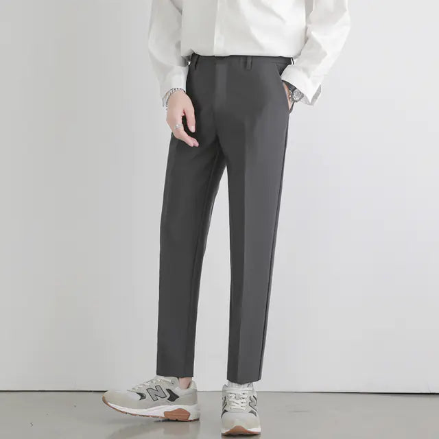 Vecchio Slim Fit Tailored Stretch Suit Pants