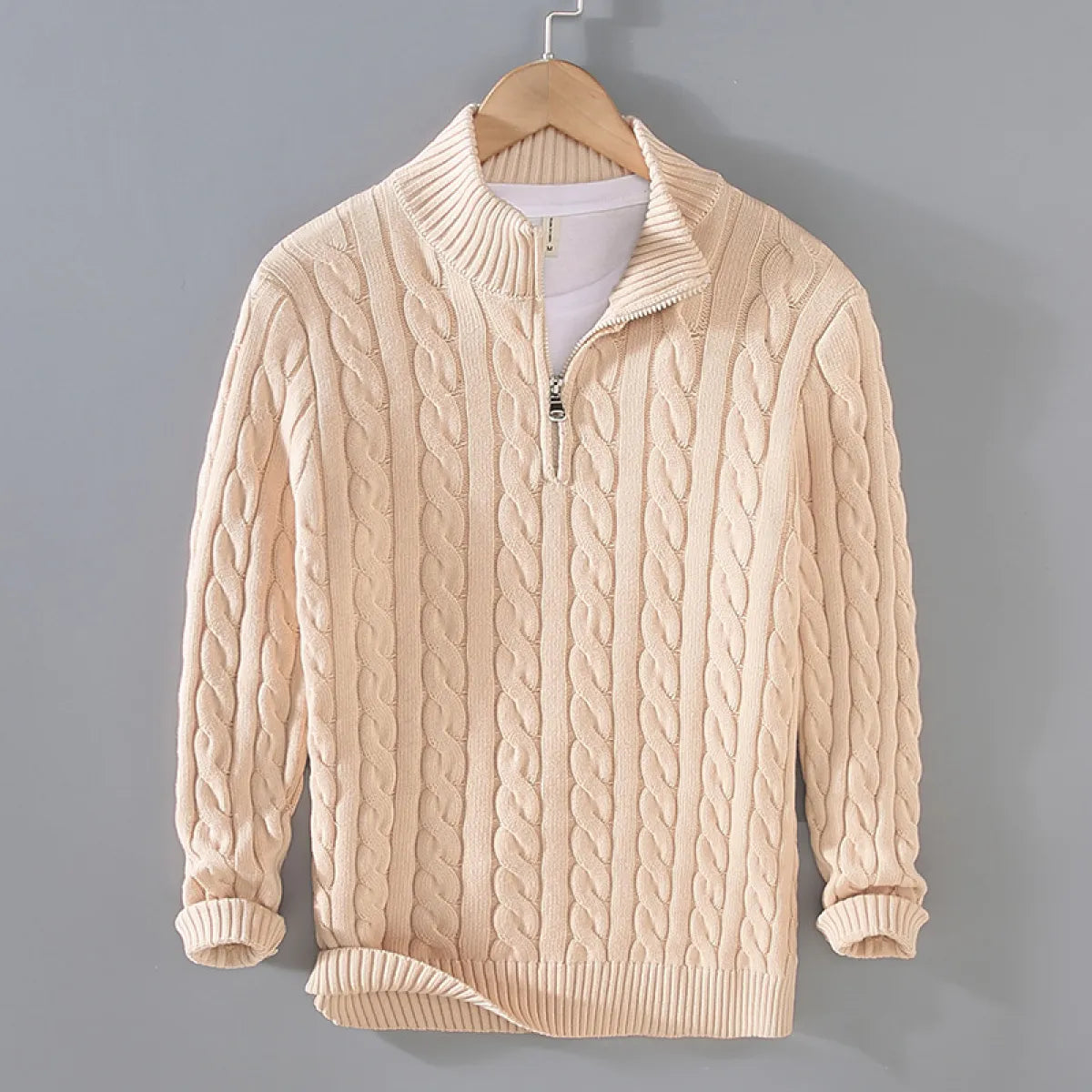 Vecchio Zip Knit Pullover