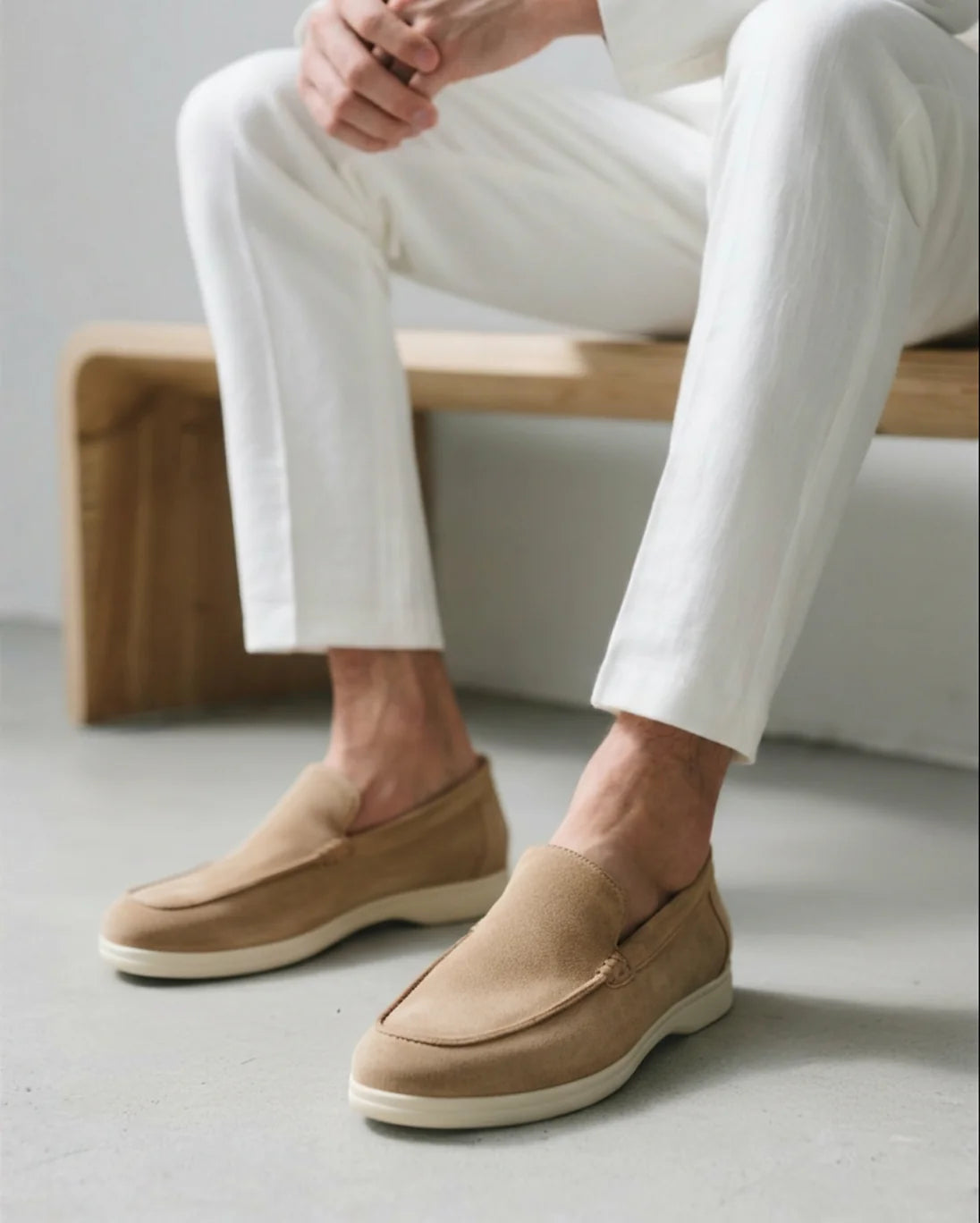 Vecchio Suede Loafers