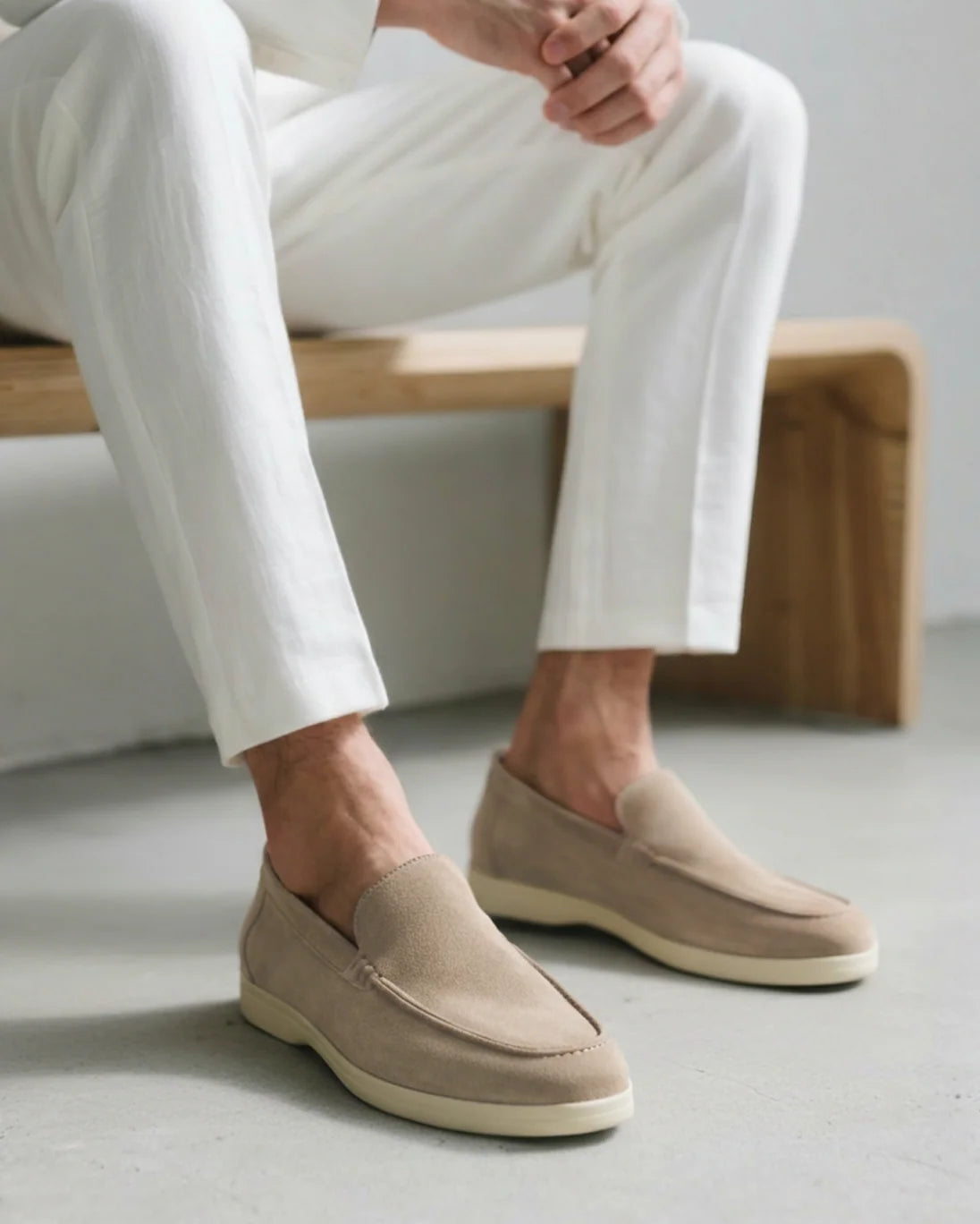Vecchio Suede Loafers