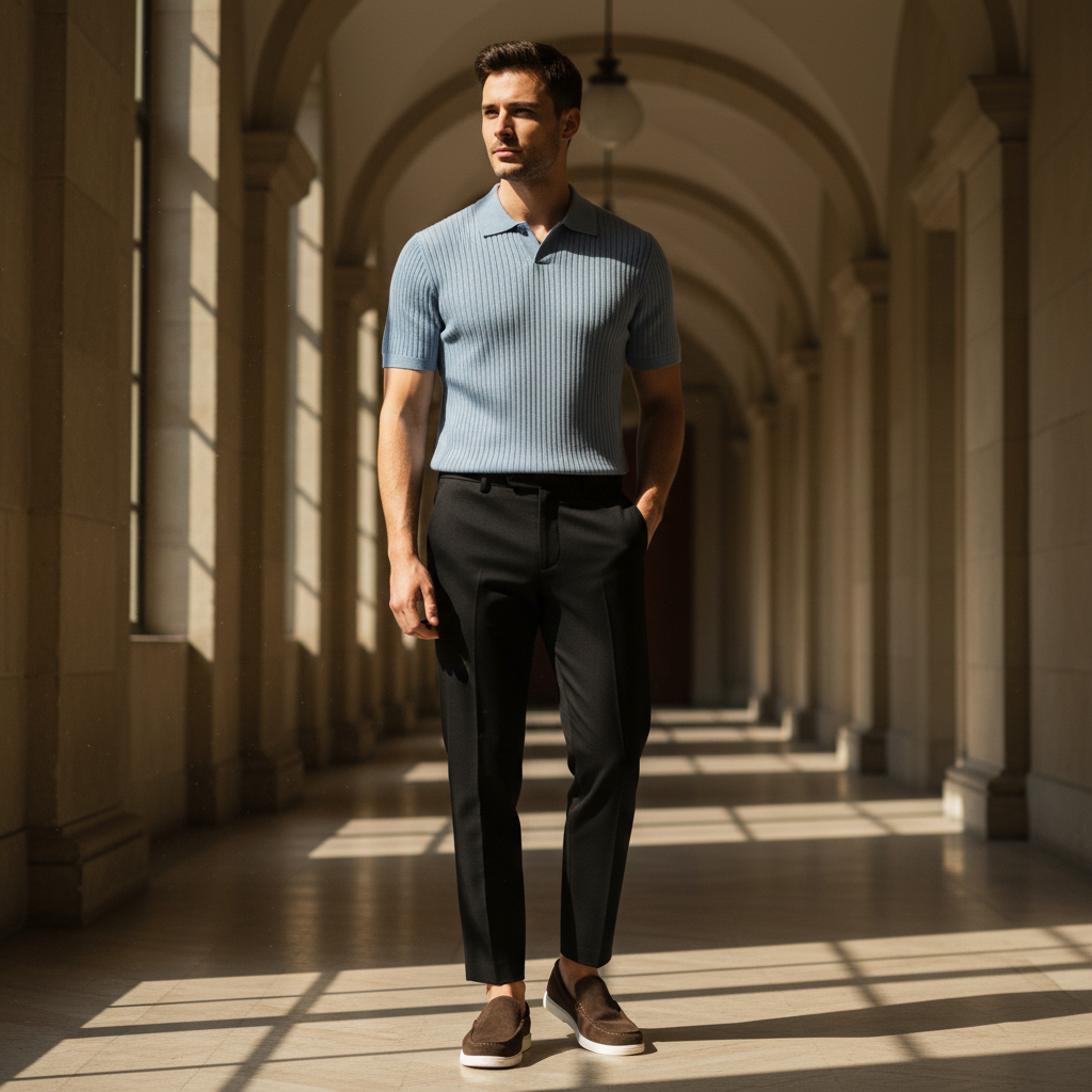 Vecchio Ice Silk Polo