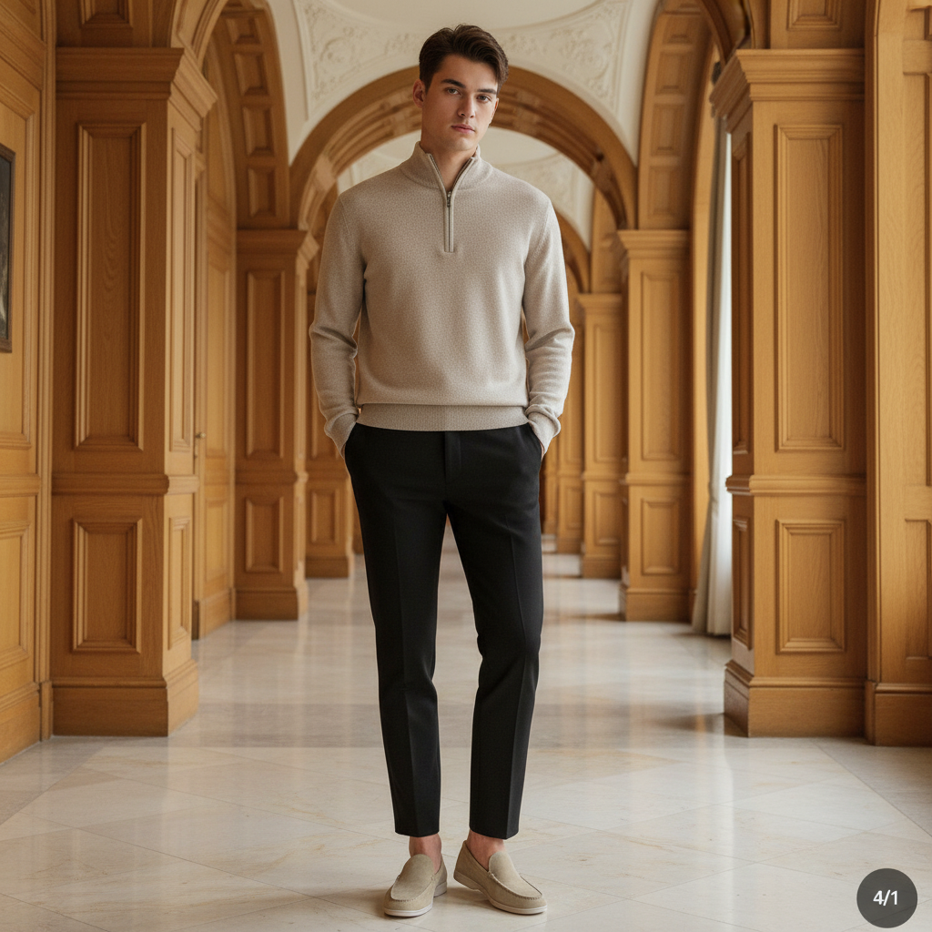 Vecchio Polo Knit Sweater