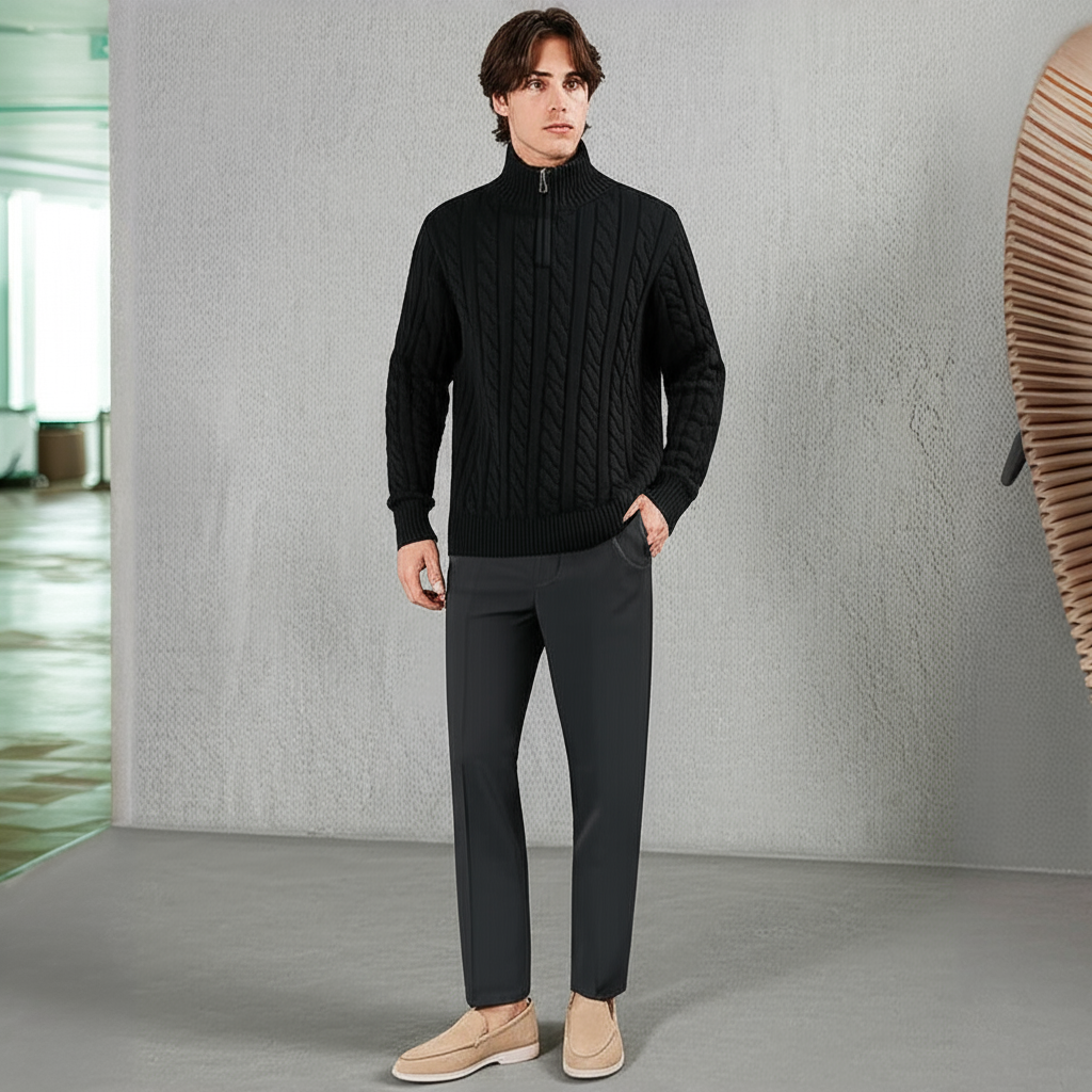 Vecchio Slim Fit Tailored Stretch Suit Pants